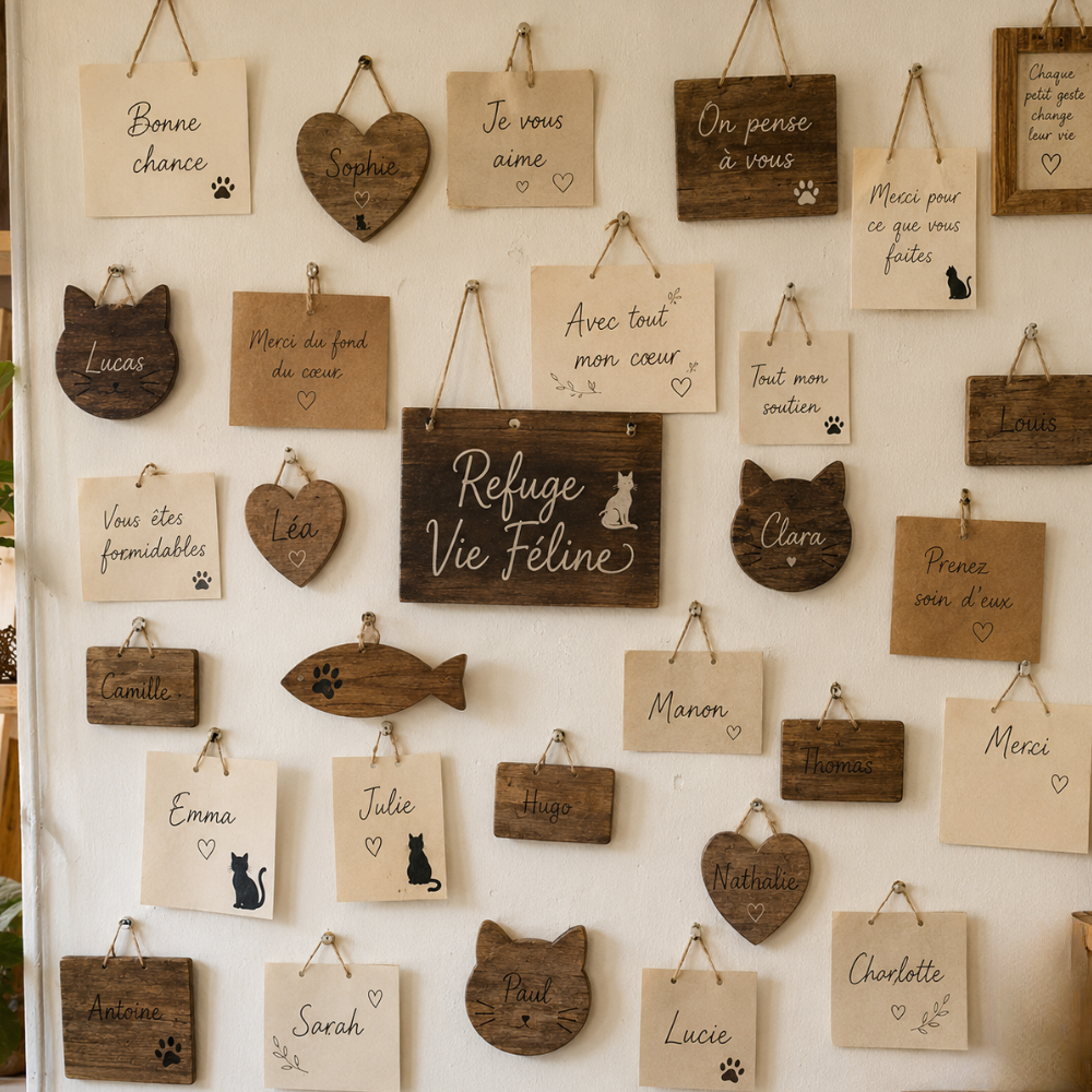 J’accepte que mon prénom apparaisse sur le Mur des remerciements du refuge.